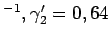 $^{-1},
\gamma_2'=0,64$